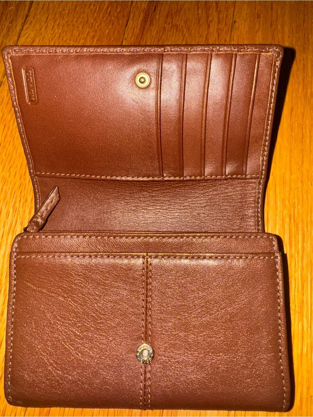 Vintage coach bifold wallet